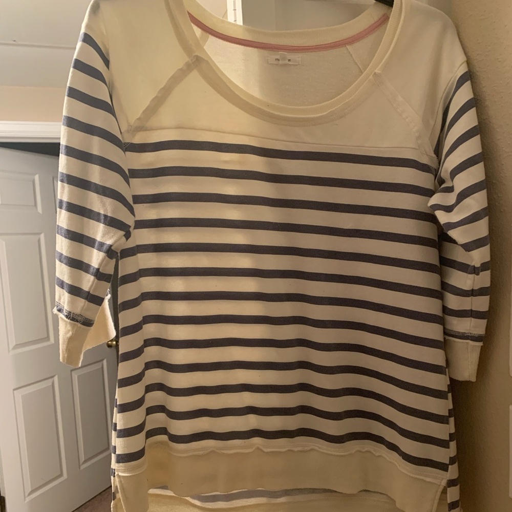Maurice’s Scoop neck striped sweatshirt size XXL